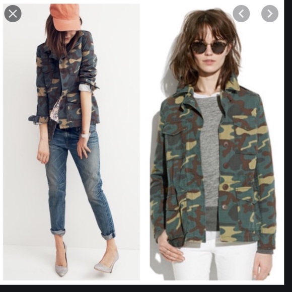 madewell camo jacket